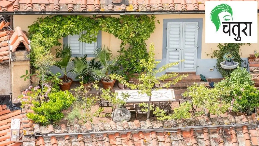 garden, roof, Balcony