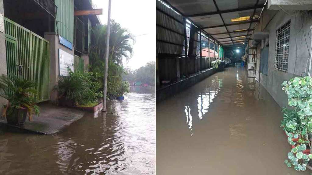 waterlogging in more than 50 companies in dombivli midc due to heavy rain waterlogging in more than 50 companies in dombivli midc due to heavy rain