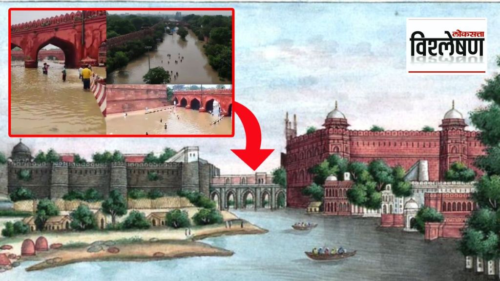 red fort delhi ring road yamuna river flood red fort delhi ring road yamuna river flood