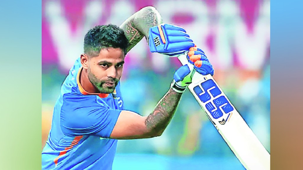 Suryakumar Yadav hits 100 sixes in T20I