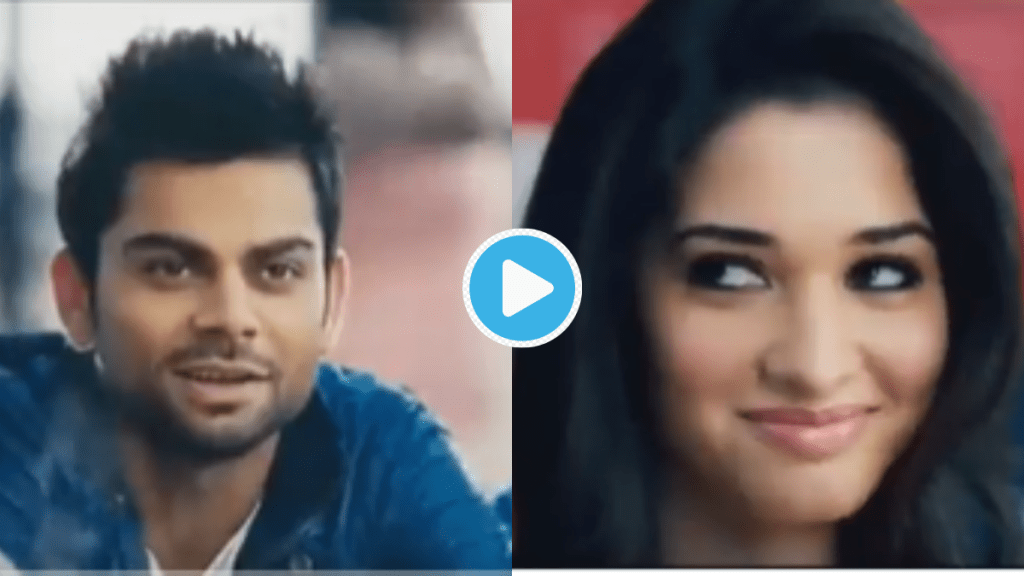 Virat Kohli with Lust Stories 2 Actress Tamannaah Bhatia Flirting Video Goes Viral Fans Tag Anushka Sharma