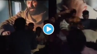 Gadar 2 Huge Fight Breaks In Theater Video Two Drunk Group For Chanting Modi Pakistan zindabad Sunny Deol Amisha Patel