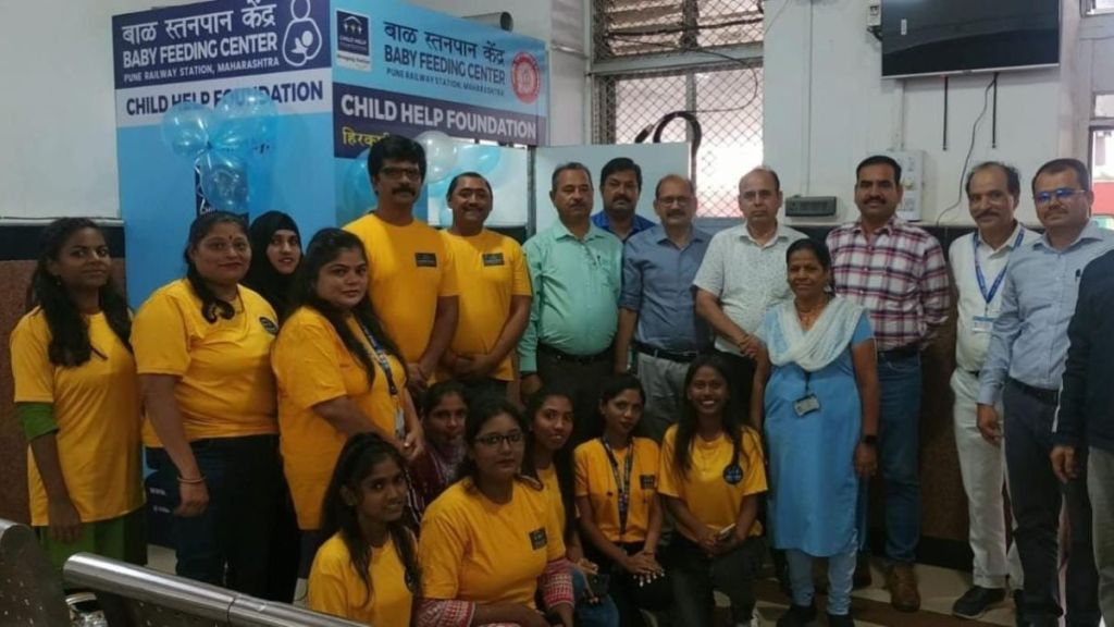 Breastfeeding room at railway station