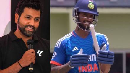 Rohit Sharma's reaction to Tilak Verma