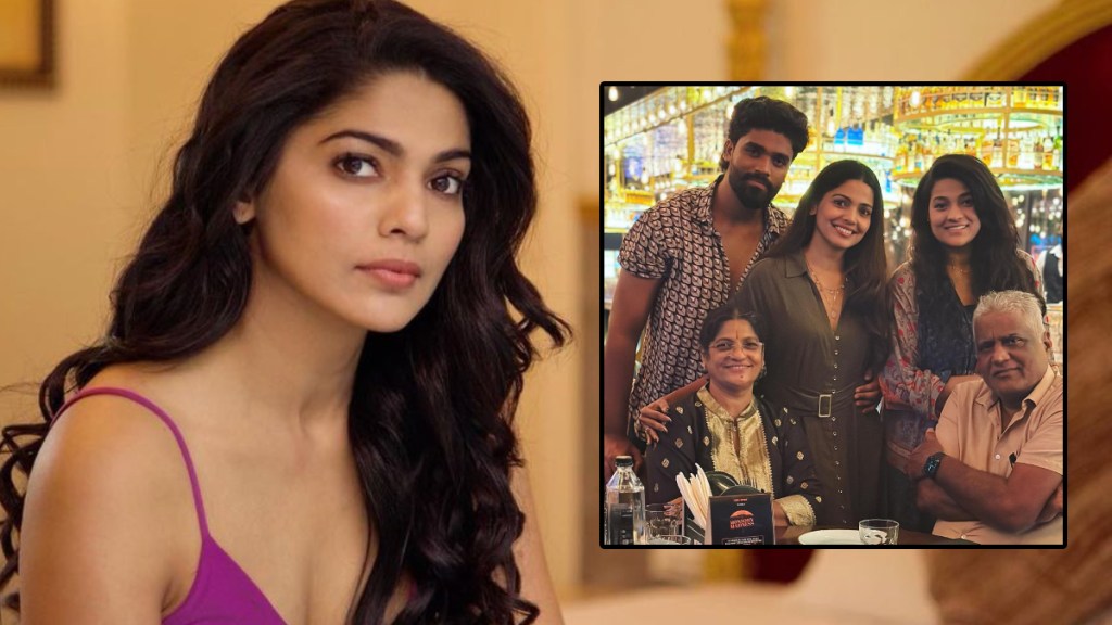 Actress Pooja Sawant's family