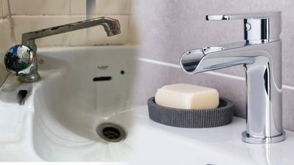 Two Rupees Jugaad In Two Minutes Clean Bathroom Kitchen Taps Spotless And Shiny Look With Simple Tips That will save money 