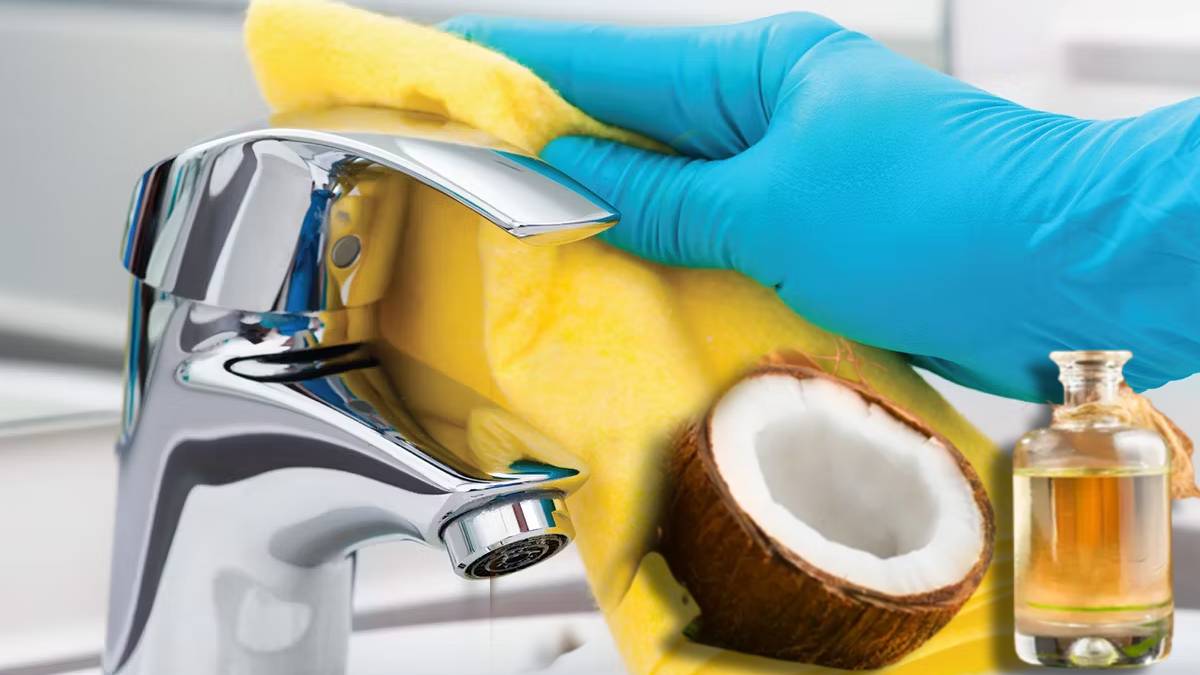 Two Rupees Jugaad In Two Minutes Clean Bathroom Kitchen Taps Spotless And Shiny Look With Simple Tips That will save money 