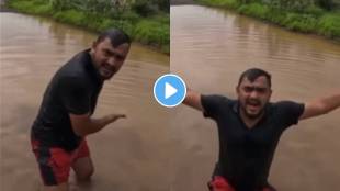 Mumbai goa highway conditions bad road mumbai goa highway in poor condition boy video viral on social media