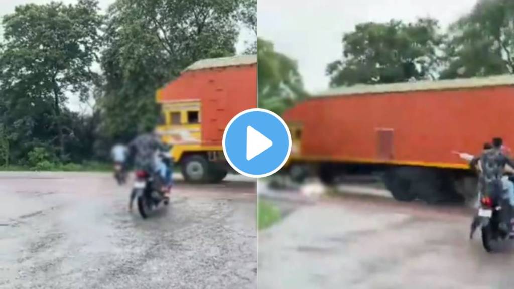 freaky accident as biker talking on mobile gets struck by speeding truck viral video shows dangers of using phone while riding freaky accident as biker talking on mobile gets struck by speeding truck viral video shows dangers of using phone while riding