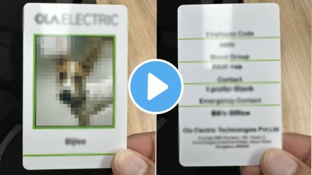 bhavish aggarwal introduces bhijlee new ola electric employee see ola electric id card pic Internet is all hearts