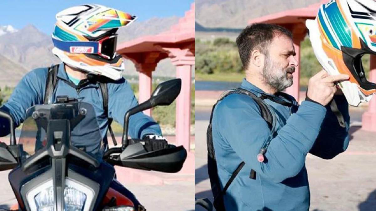 काँग्रेस नेते राहुल गांधी यांचा 'मोहब्बत का सफरनामा' चर्चेत, पैंगोंग ...