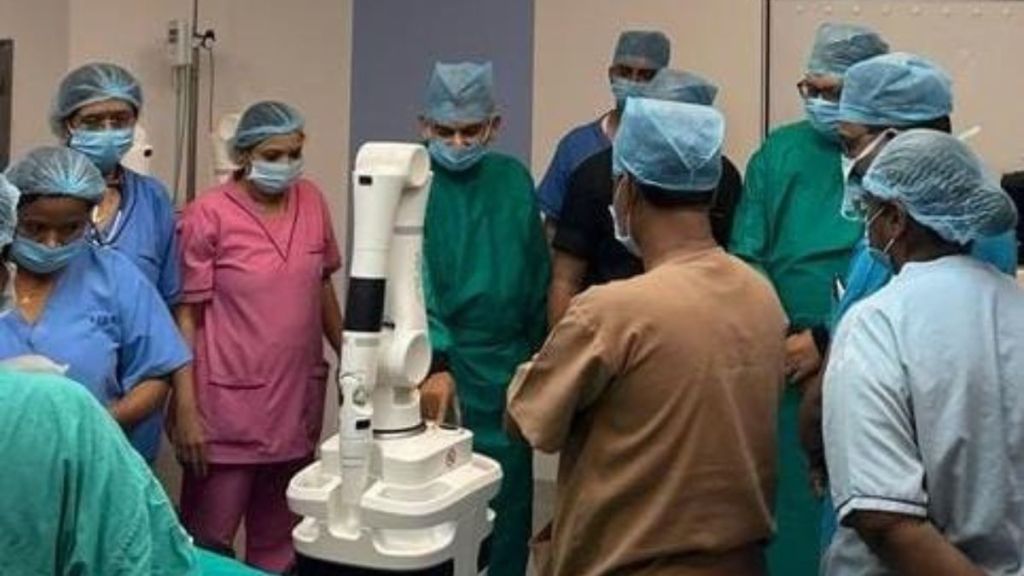 Robotic surgery implemented