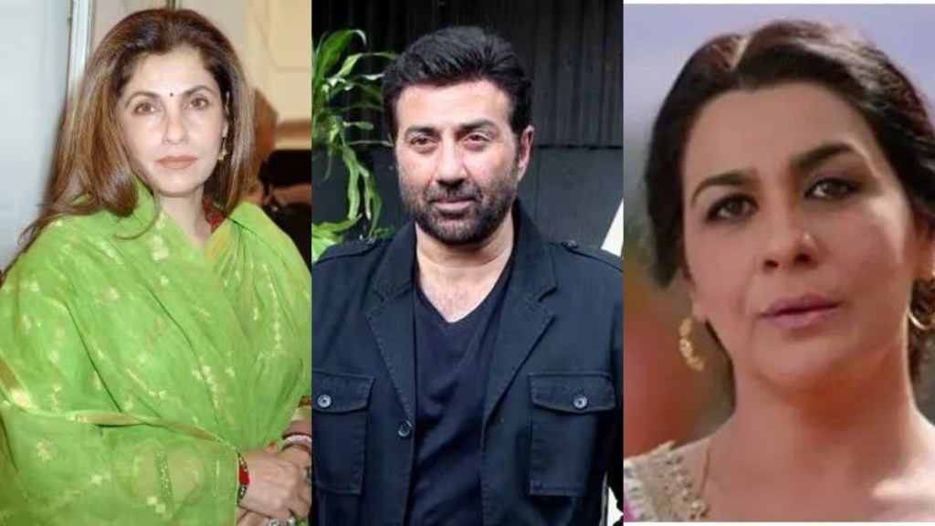 Sunny Deol Dimple Kapadia And Amrita Singh Spotted Together Sunny Deol Dimple Kapadia And Amrita Singh Spotted Together