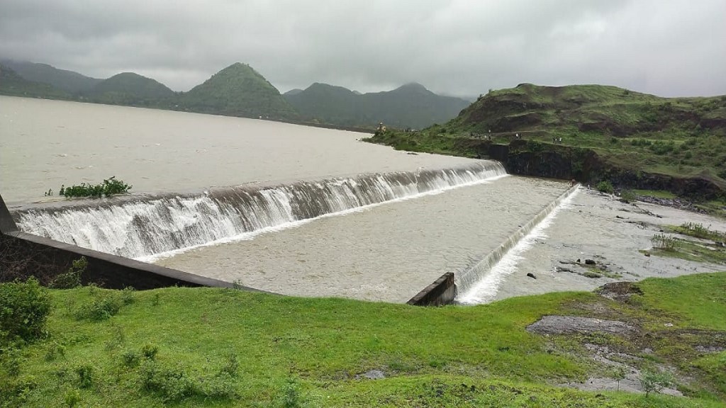 Haranbari dam in Baglan taluka Haranbari dam in Baglan taluka