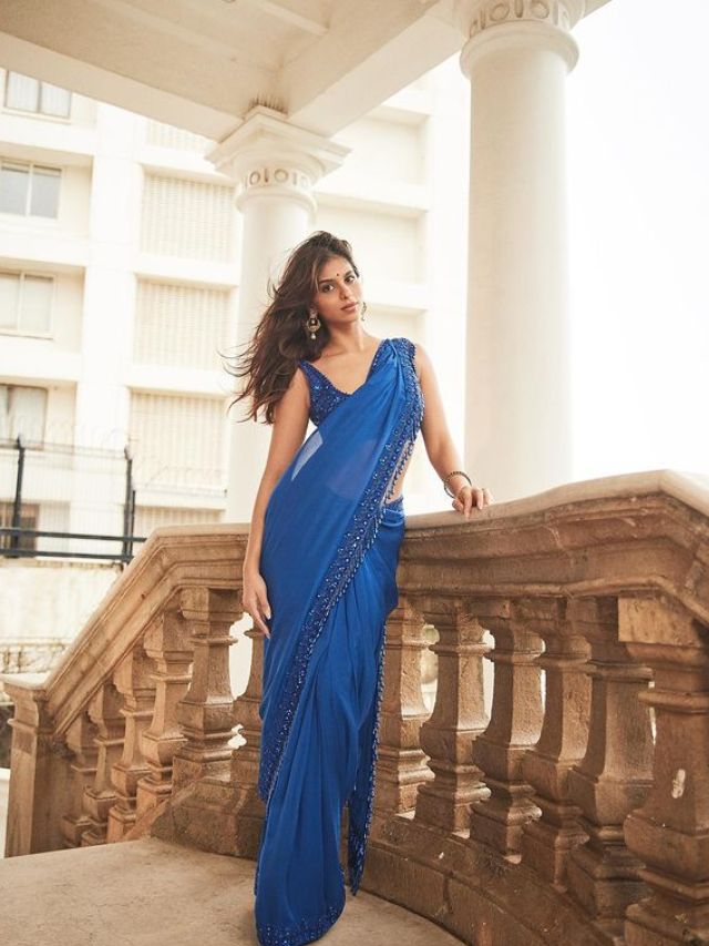 suhana khan sari look (Source: suhana khan/instagram)