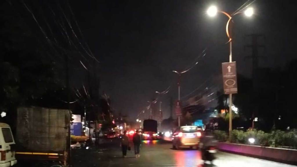 street lights close in golavli sonarpada area