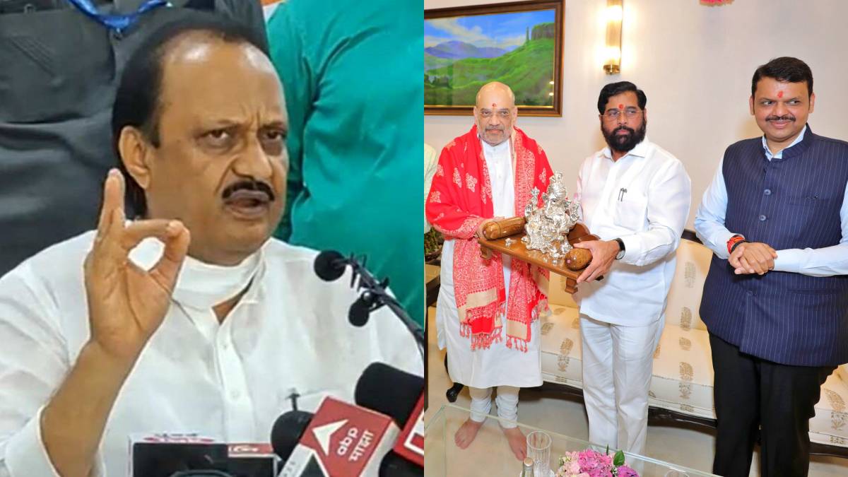मी काल, २३ सप्टेंबरला बारामतीत होतो, त्यामुळे अमित शाह यांच्या मुंबई दौऱ्याला हजर राहू शकलो नाही - अजित पवार