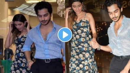 Ishaan Khatter spotted with his rumoured girlfriend Chandni Bainz