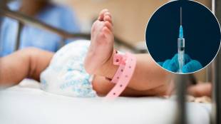 A 2-year-old boy who accidentally swallowed eight needles