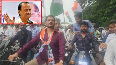 Bike rally Rohit Pawar Pimpri Chinchwad