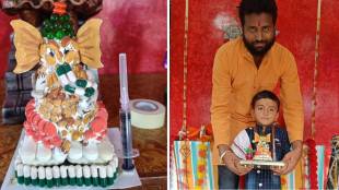 Ganapati made from tablets