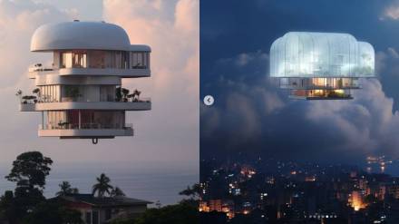 Such unique pictures of Mumbai's houses created with the help of AI