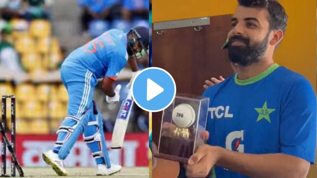 Shadab Khan's special feat in dismissing Rohit