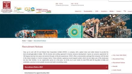 ONGC Apprentice Recruitment 2023