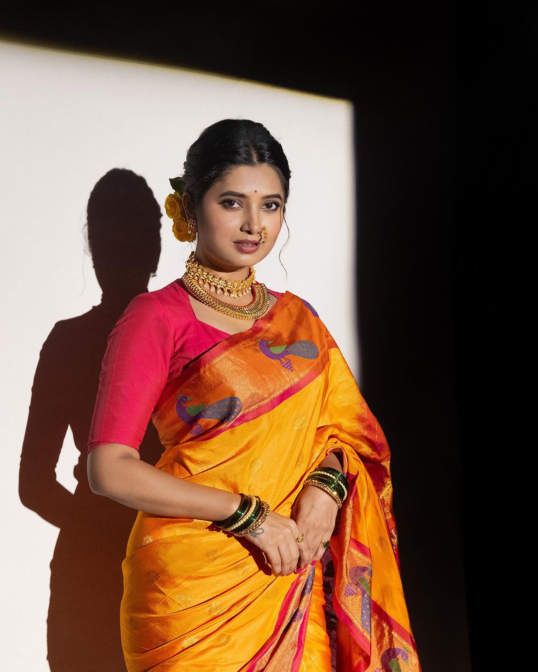 Prajakta Mali Dahi Handi 2023 Instagram Post