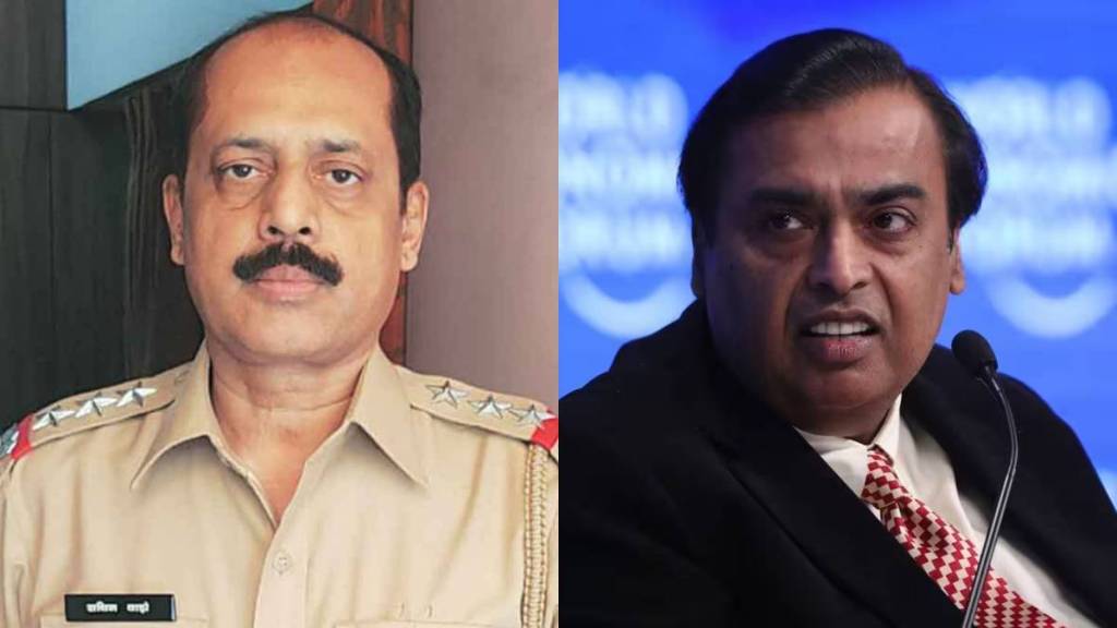 Sachin Waze Mukesh Ambani