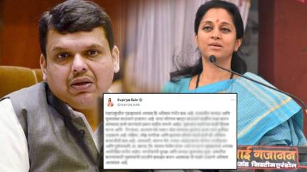 Supriya SUle on devendra Fadnavis