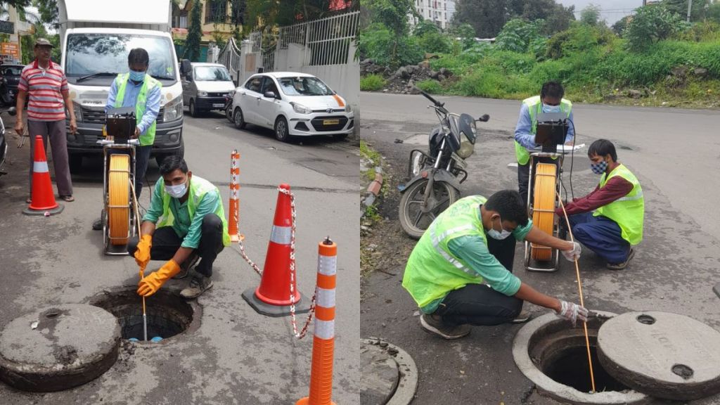 Survey of sewage channels