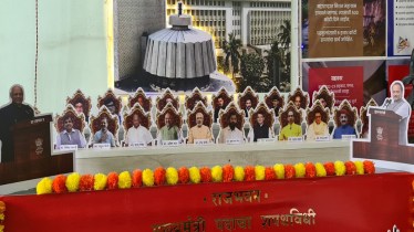 decoration Ajit Pawar taking oath pune