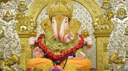 shri ram temple decoration of dagdusheth ganpati