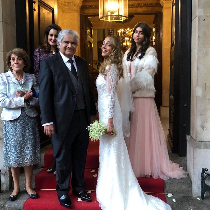 harish salve wedding