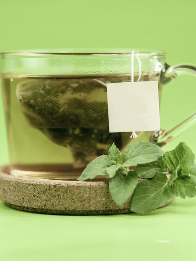 Food For Glowing Skin : Green tea (unsplash)