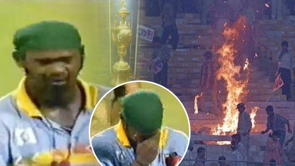 vinod kambali crying at eden gardens
