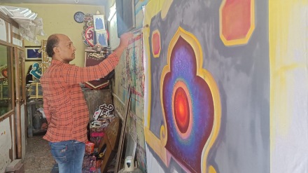 Ganeshotsav demand for attractive cloth painted makhars Uran