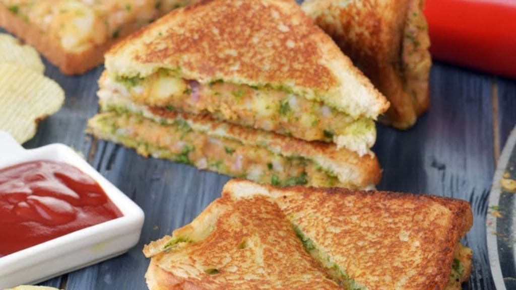 how to make Potato Cheese Sandwich recipe food for children