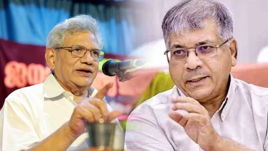 prakash ambedkar sitaram yechuri prakash ambedkar sitaram yechuri