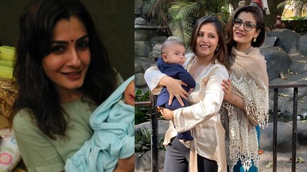 raveena tandon grandson birthday