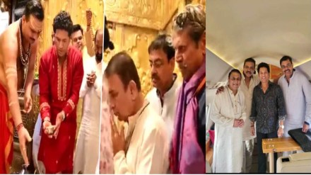 Varanasi Kashi Vishwanath: These legends including Sachin Gavaskar Kapil Dev visited the Kashi Vishwanath Temple Watch the video