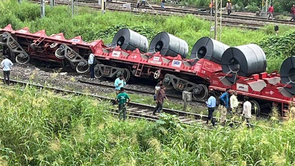 goods train derailed goods train derailed
