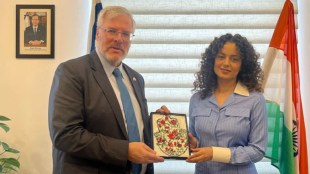 Actor Kangana Ranaut met Israel Ambassador to India