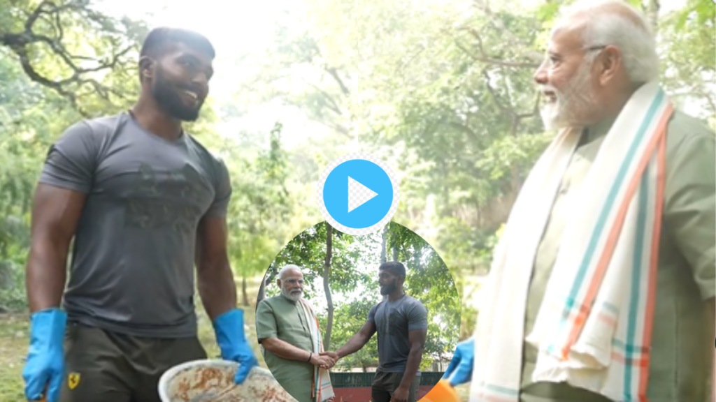 Narendra Modi Ankita Baiyanpuriya Meet Before Mahatma Gandhi Birth Anniversary Swachhta Hi Seva Modi asks 75 hard Plan