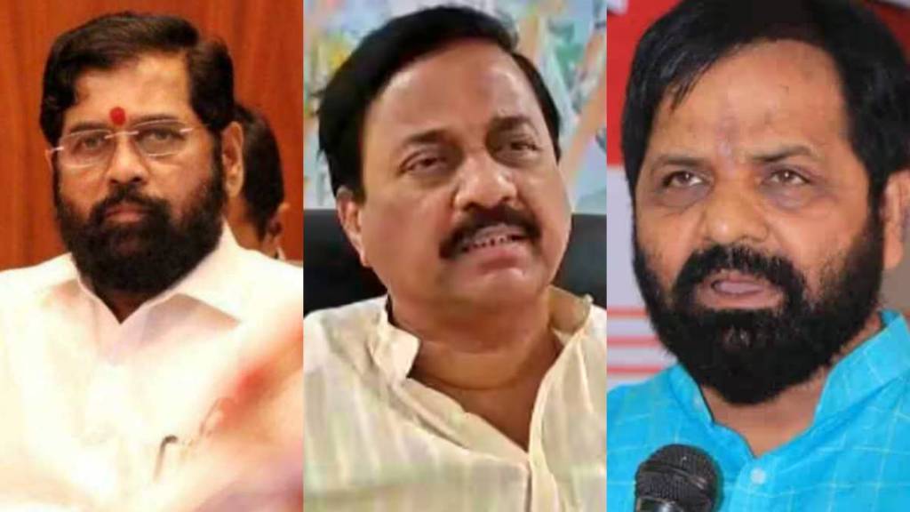 Eknath Shinde Sunil Tatkare Bharat Gogawale