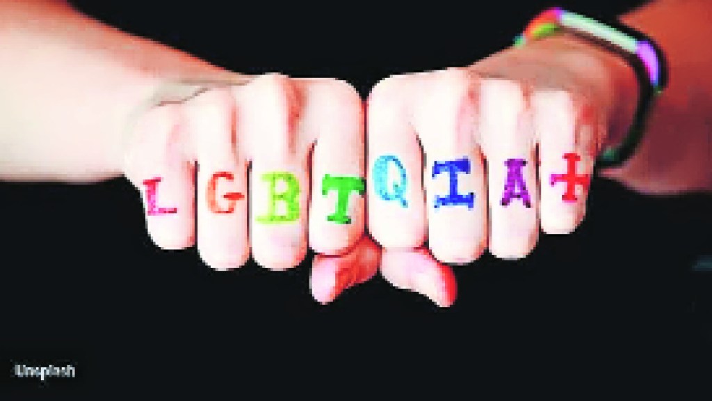 Samorchya bakavarun lgbtqia People of this community are married right Nation or Government concept