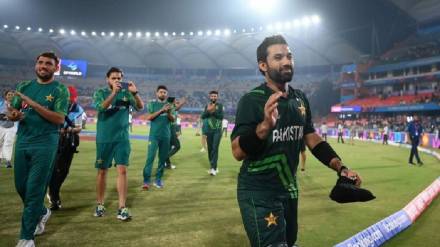 Victory from Mohammad Rizwan dedicated to brothers and sisters in Gaza