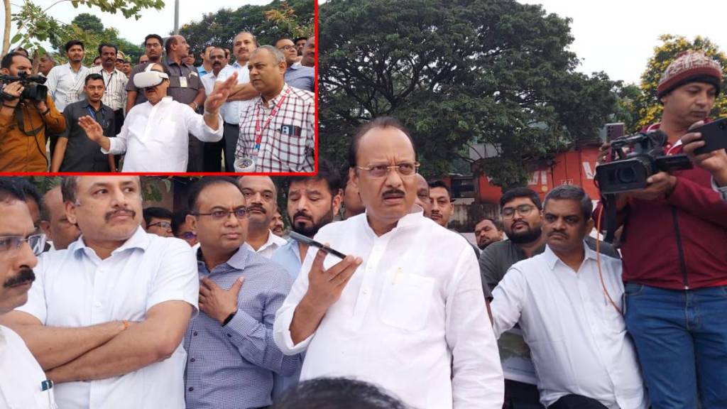 Ajit Pawar avoids speaking