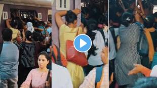 Women Are Risking Their Lives To Travel By Mumbai Local Fatal journey in women coach video goes viral